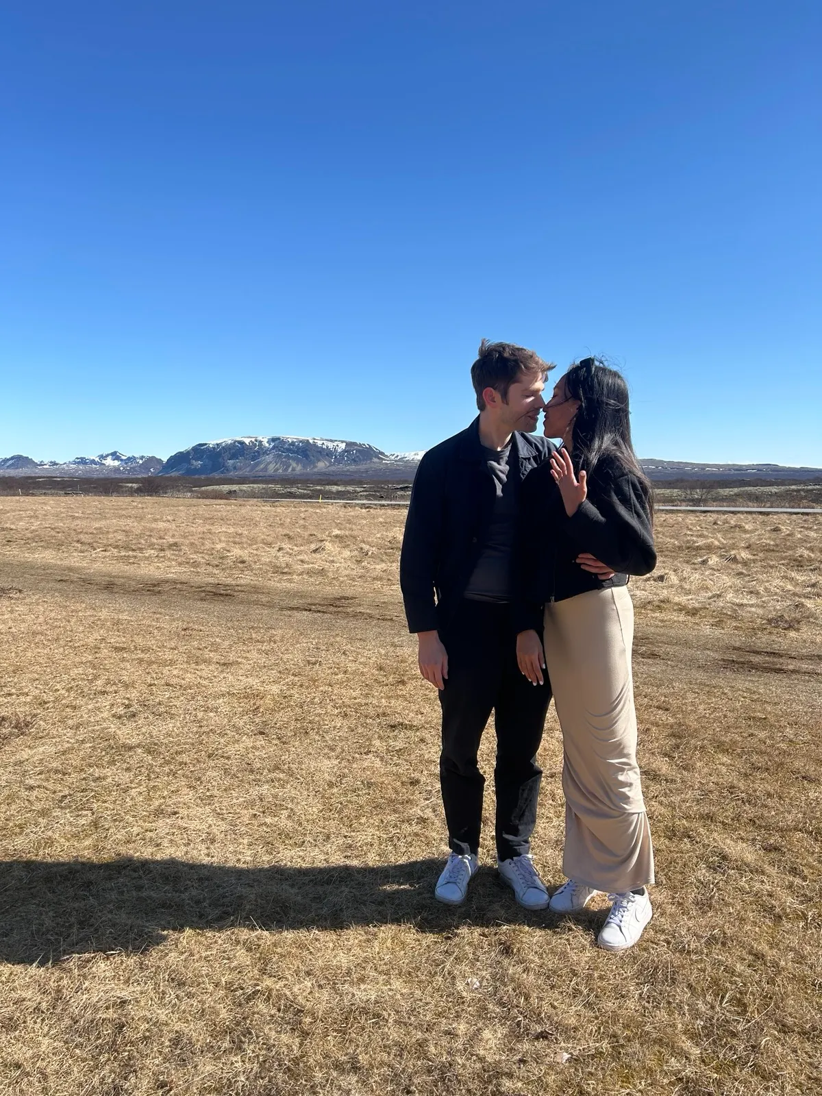 Cherika and Chris in Iceland